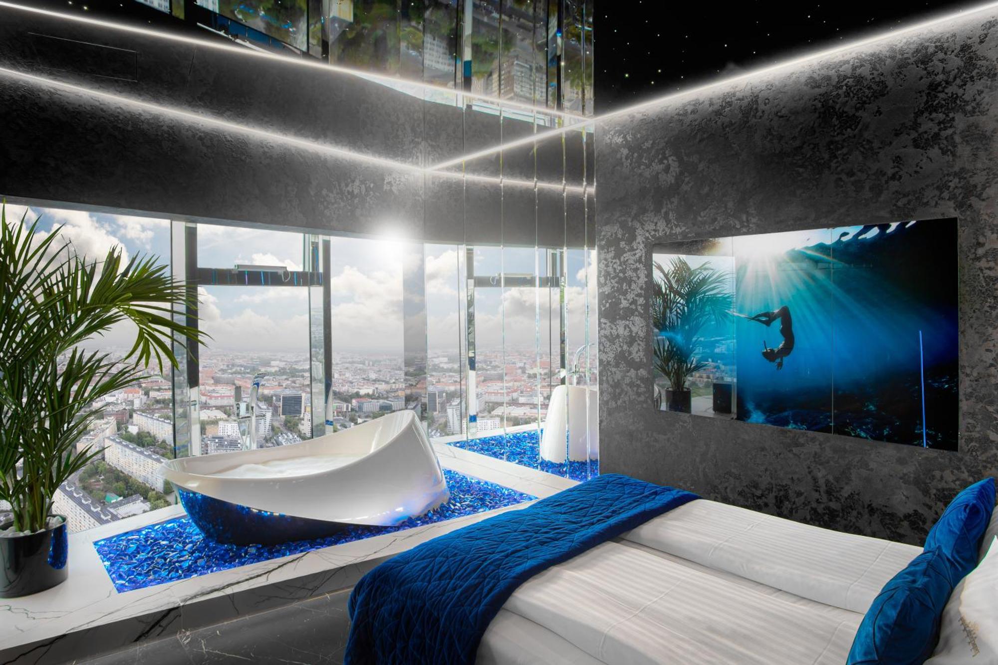 Apartamenty Sky Tower Z Wanna Przy Oknie 브로츠와프 외부 사진