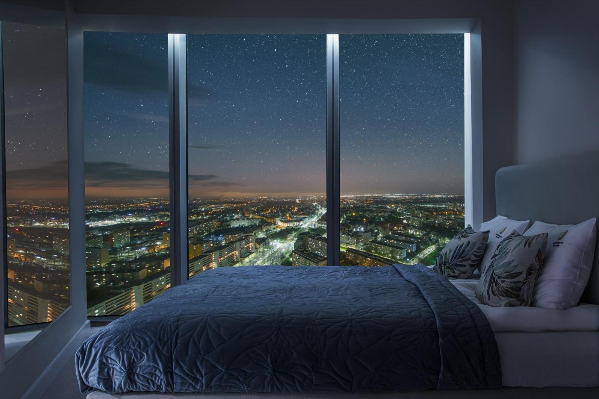 Apartamenty Sky Tower Z Wanna Przy Oknie 브로츠와프 외부 사진